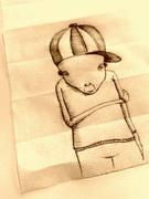 Artwork by Tesura entitled "Boy with cap"