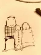 Artwork by Tesura entitled "Family"