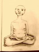 Artwork by Tesura entitled "Meditator"